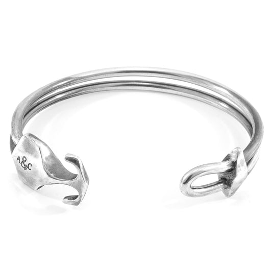 Magenta Sooty Jewelry & Watches Delta Anchor Silver Bangle