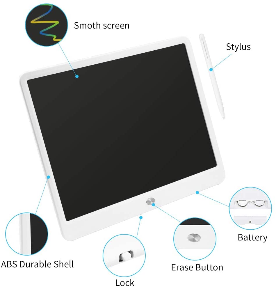 Teal Simba Tech Accessories LCD Kids 15Inch Writing Tablet