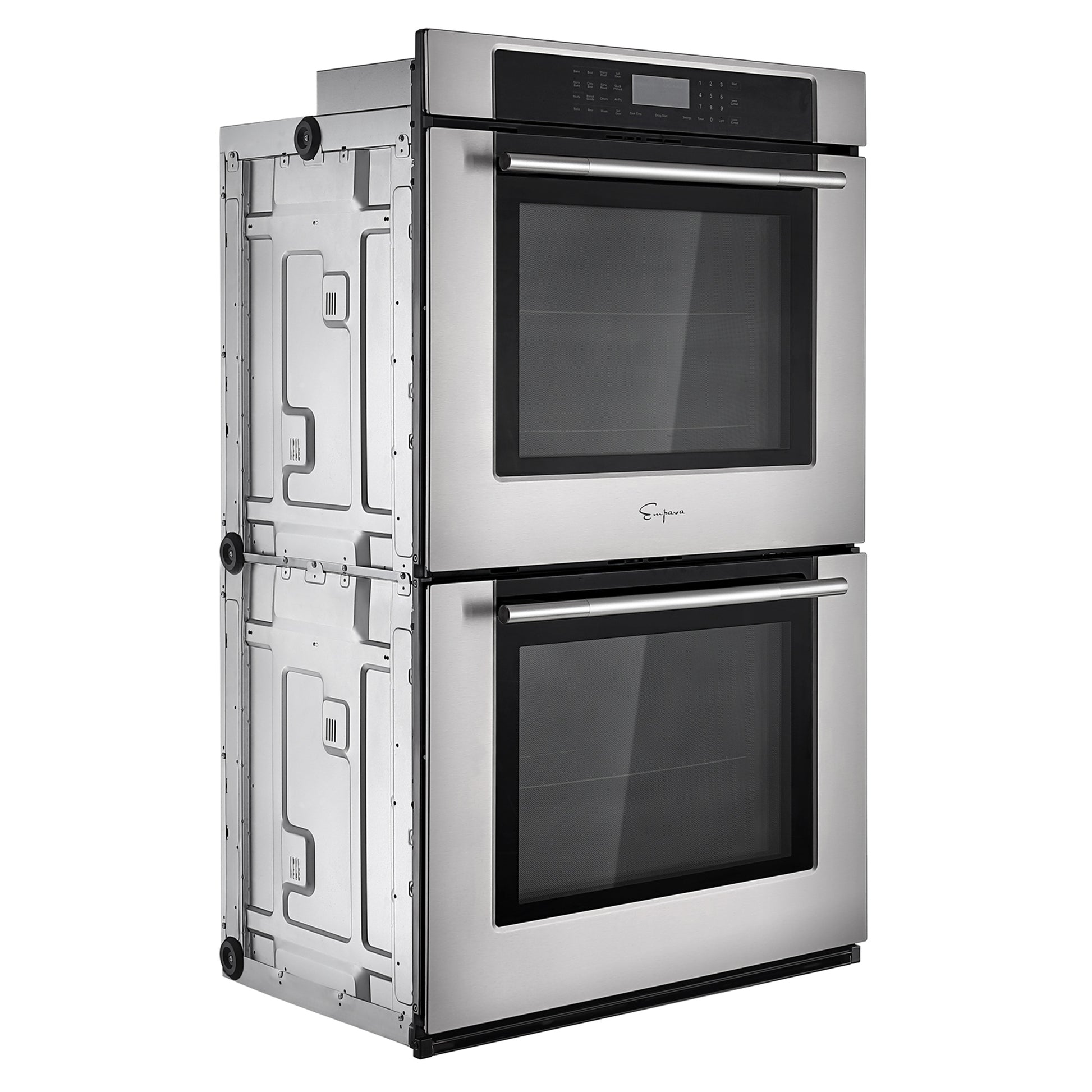 Burgundy Eunostus Kitchen Empava 30" 30WO05 Electric Double Wall Oven