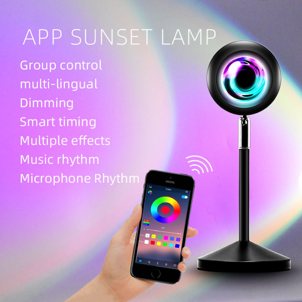 Teal Simba Lighting Projector APP/Remote Control Sunset Lamp