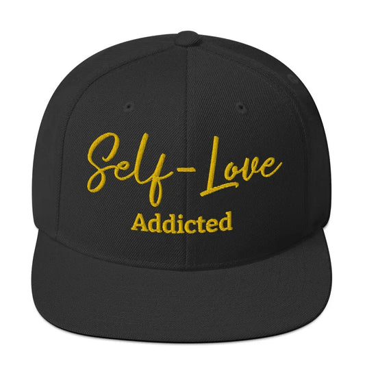 Pink Lucky Jewelry & Watches Self Love Addicted Snapback Hat with Embroidery