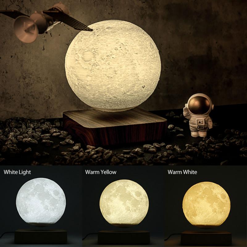 Teal Simba Lighting Novelty 3D Magnetic Levitation Moon Lamp