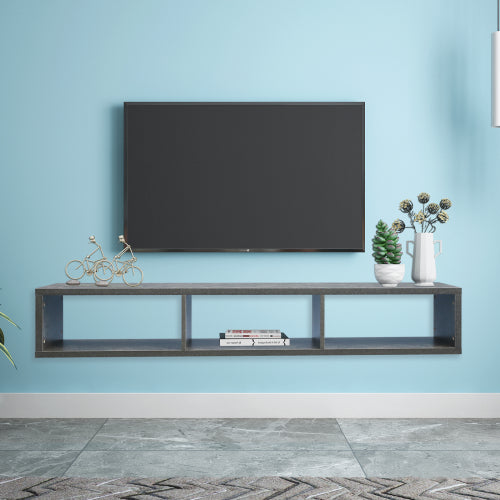 Teal Simba Furniture 60" Shallow Floating TV Stand