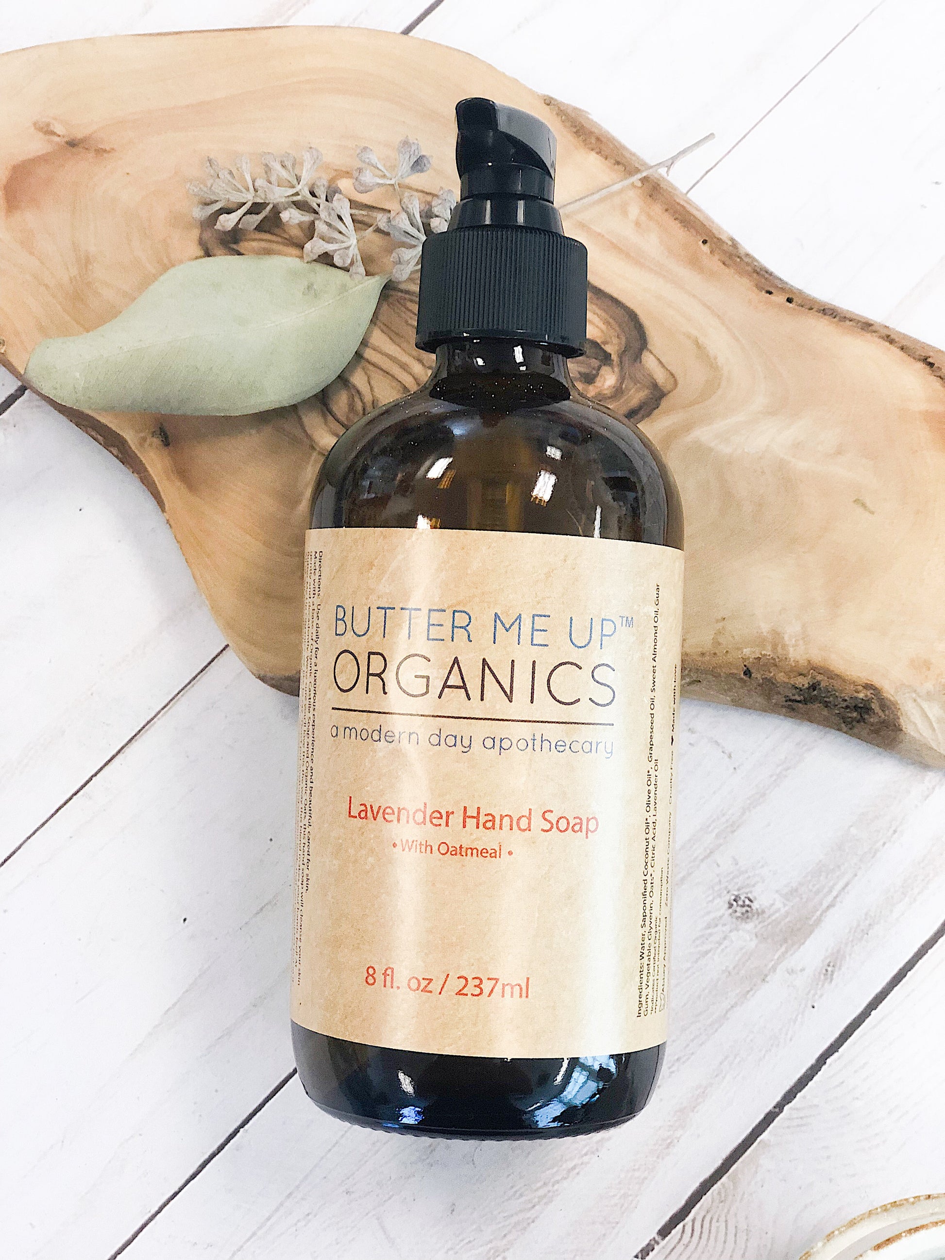 White Smokey Bodycare Organic Oatmeal Hand Soap