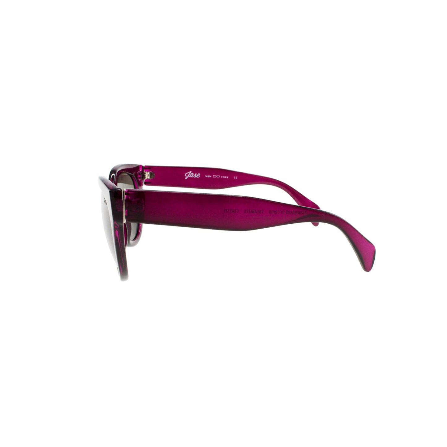 Mint Green Cherry Accessories Jase New York Cosette Sunglasses in Bordeaux Red