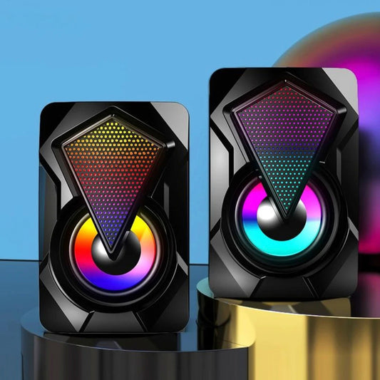 Yellow Pandora Audio & Video Dragon RGB Computer Gaming Speakers