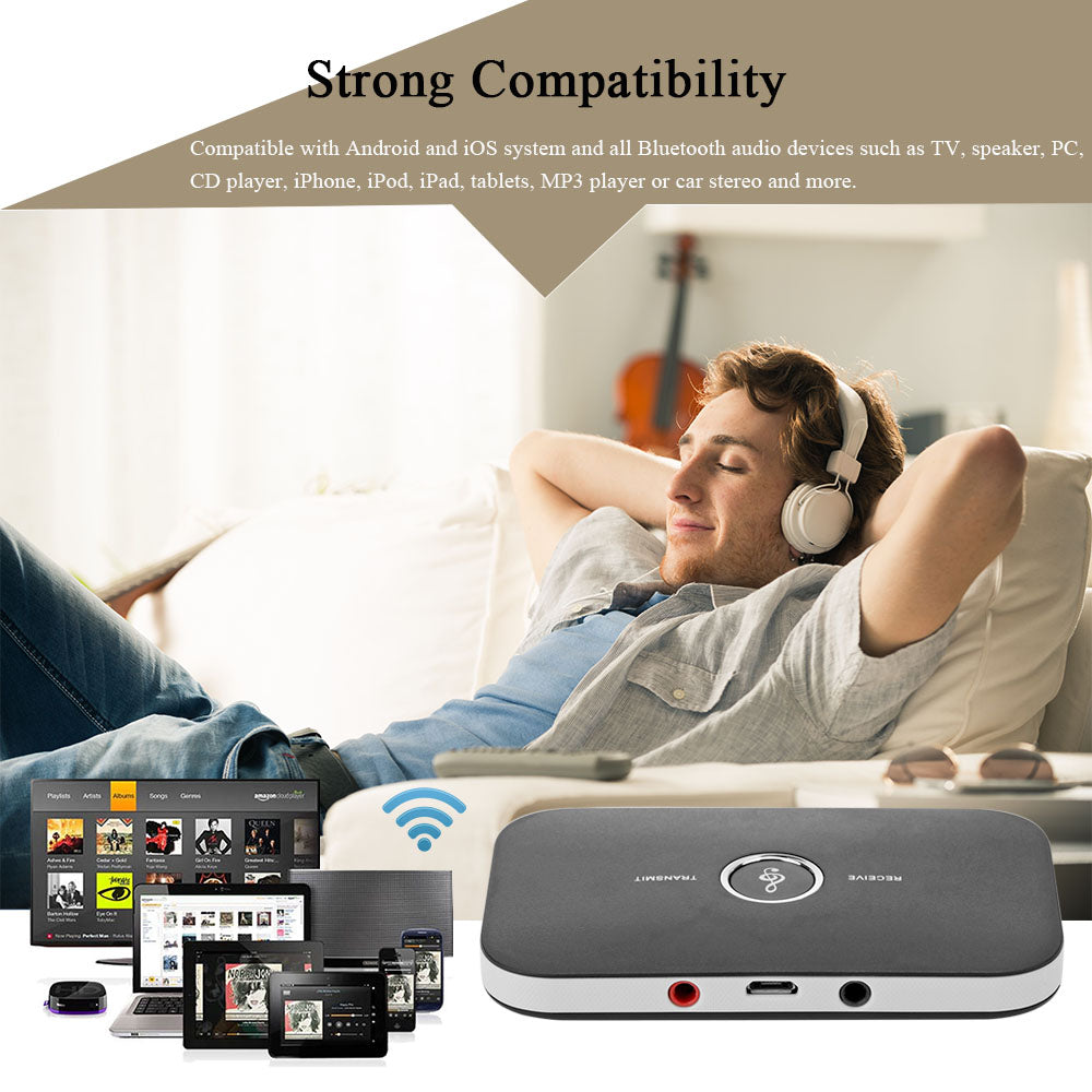 Teal Simba Tech Accessories 2 in 1 Bluetooth 4.1 Audio Transmitter & Receiver