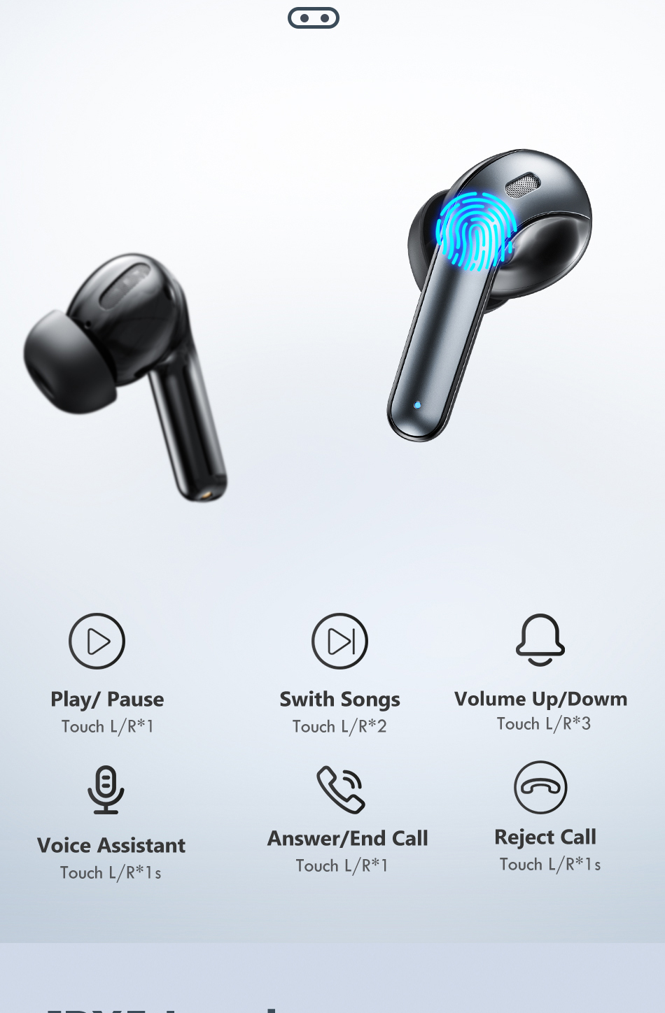 Teal Simba Tech Accessories LED TWS 5.0 Bluetooth EarBuds