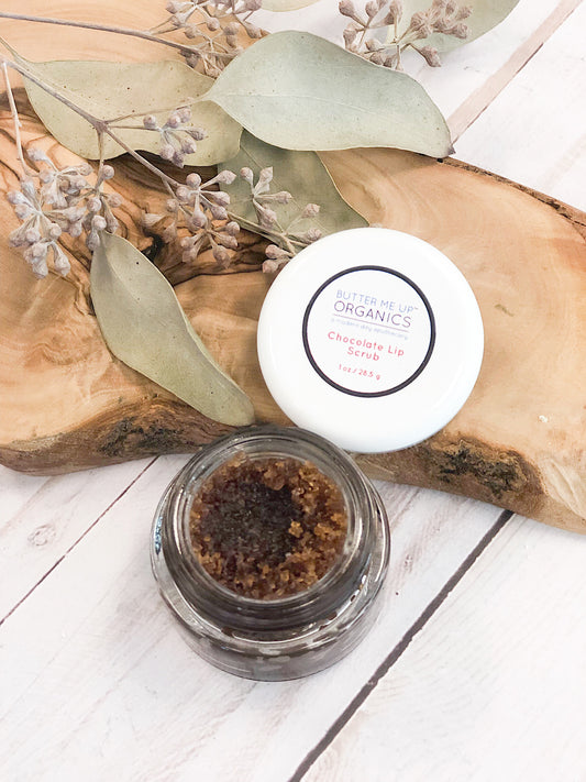 White Smokey Skincare Organic Chocolate Lip Scrub