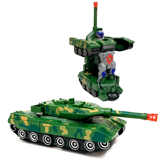 Teal Simba Toys Electric Deformation Combat Tank Toys For Kids