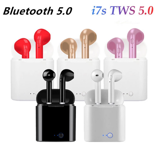 Teal Simba Tech Accessories TWS i7 Bluetooth Headphone's