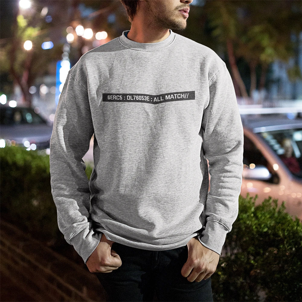 Yellow Pandora Sweaters & Hoodies Yellow Pandora Men's White Coding Logo Sweatshirt