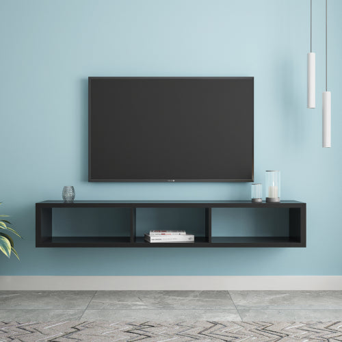 Teal Simba Furniture 60" Shallow Floating TV Stand