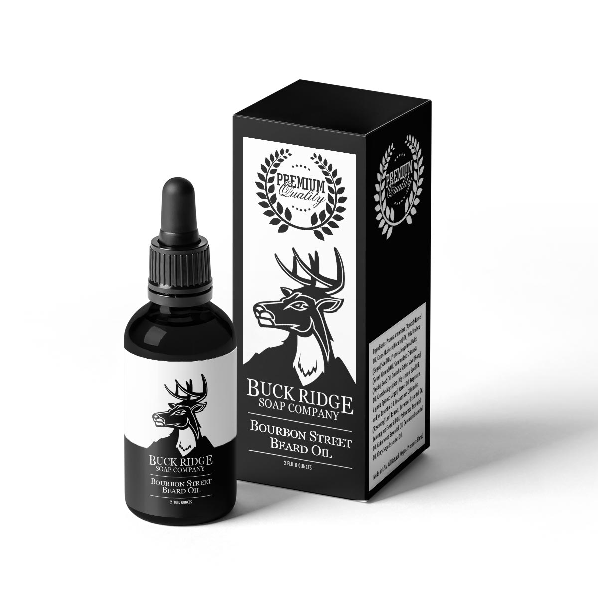 Black Oliver Haircare Buck Ridge Bourbon Street Premium Beard Oil