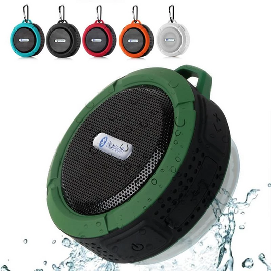 Teal Simba Tech Accessories Mini Portable Waterproof Bluetooth Speaker with Suction Cup