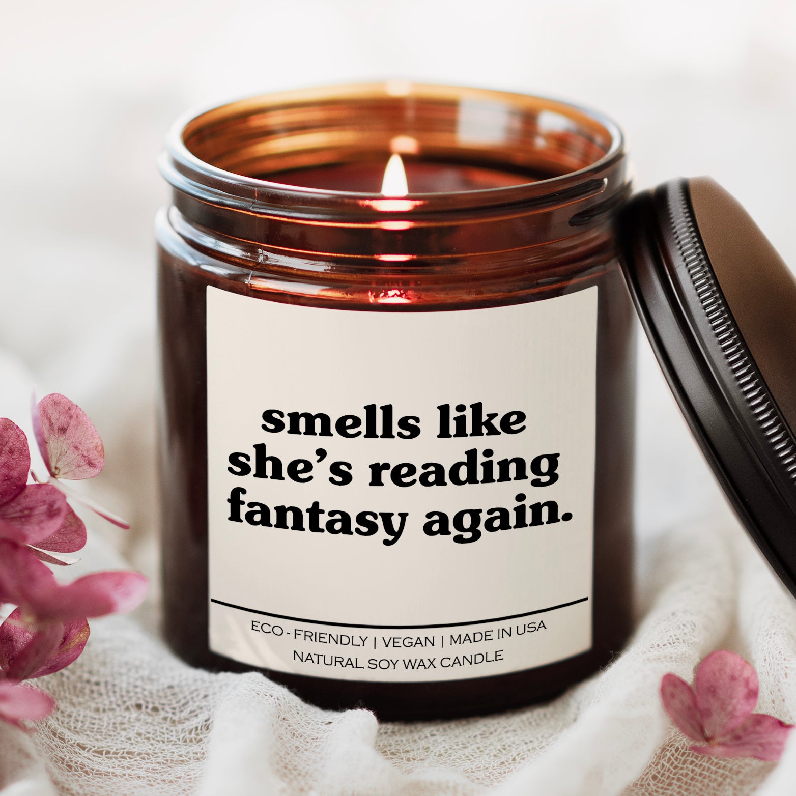 Red Alcestis Diffusers, Oils & Candles Smells Like She's Reading Fantasy Again Candle