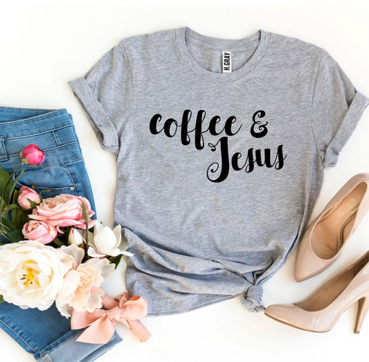 Agate T-shirts Coffee And Jesus T-shirt