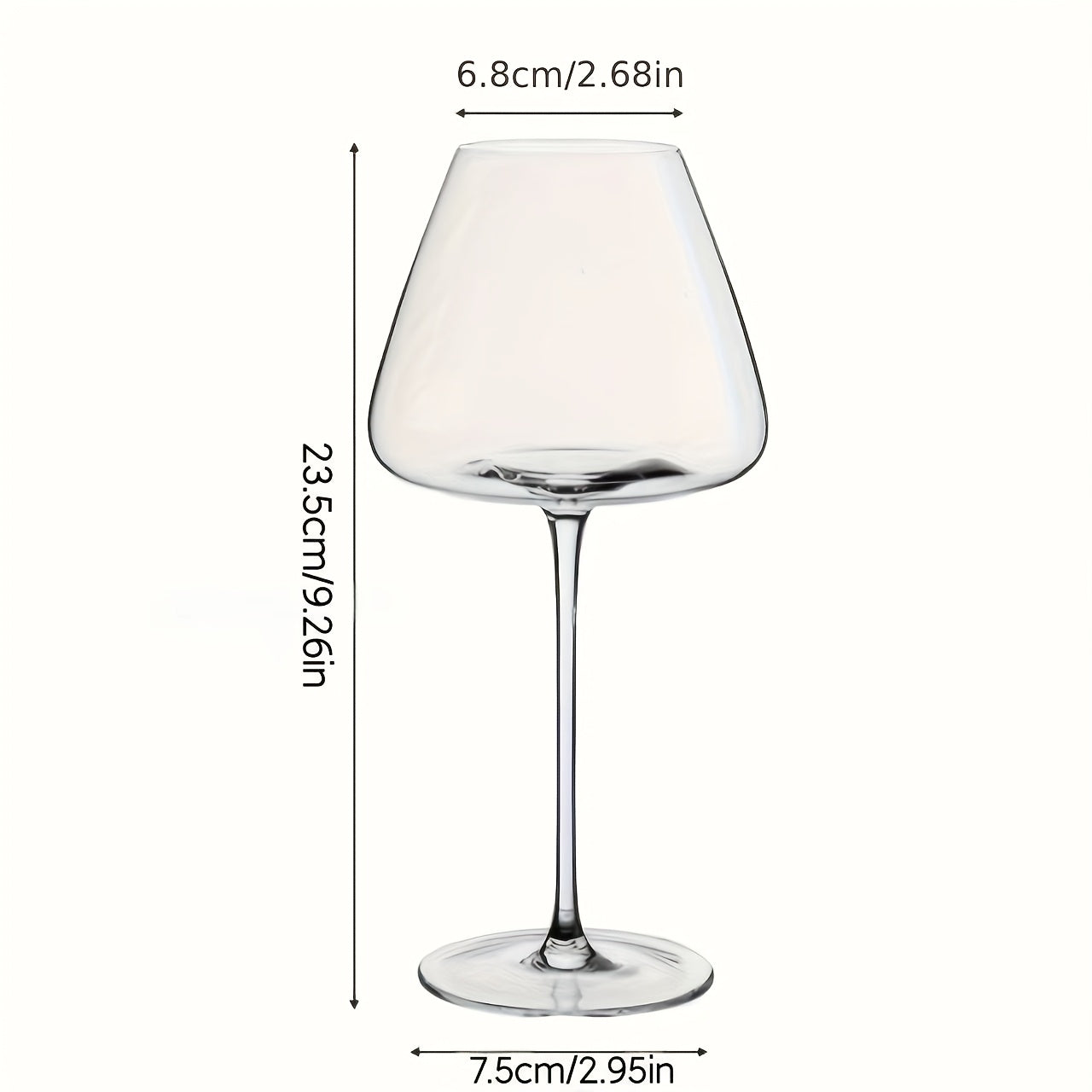 Champagne Apollo Home & Garden 1pc Elegant Hand-Blown Lead-Free Glasses, Reusable Stemmed Anti-Slip Wine Glass