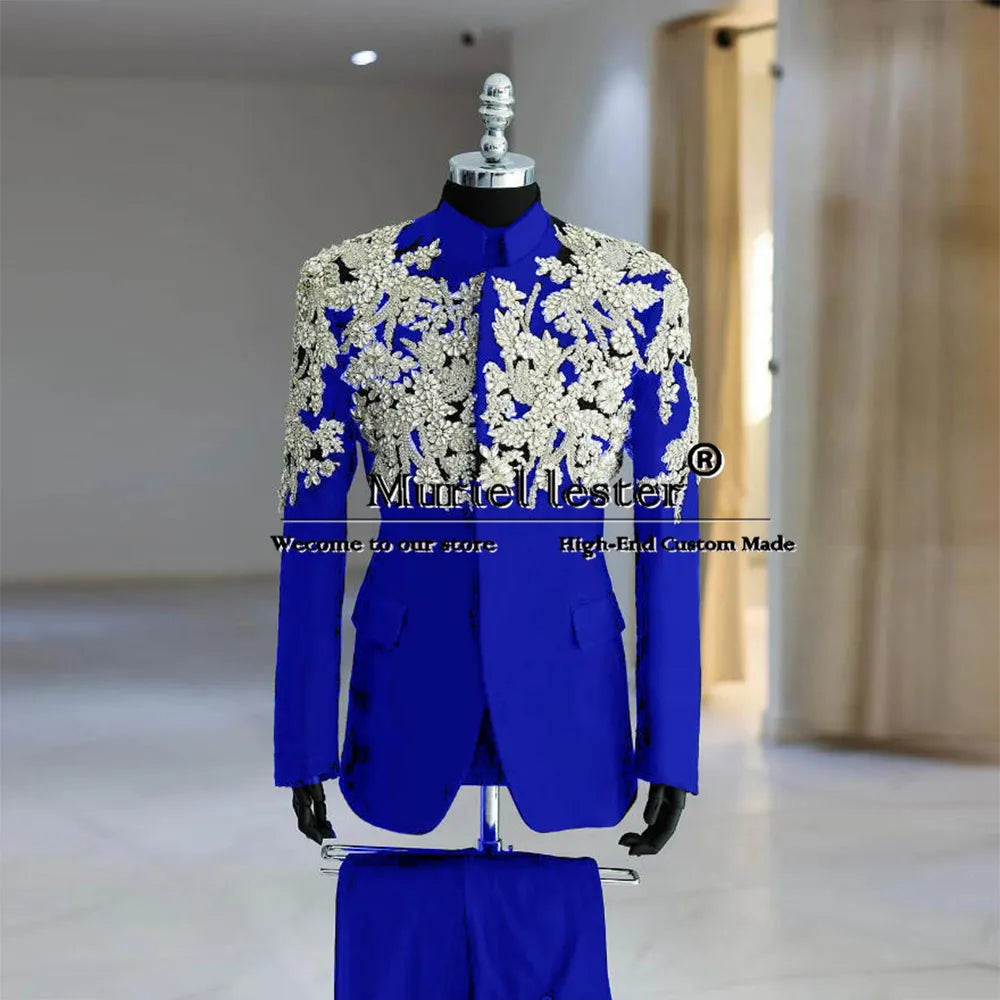 Next Level Fly Men's Royal Design Suit Jacket