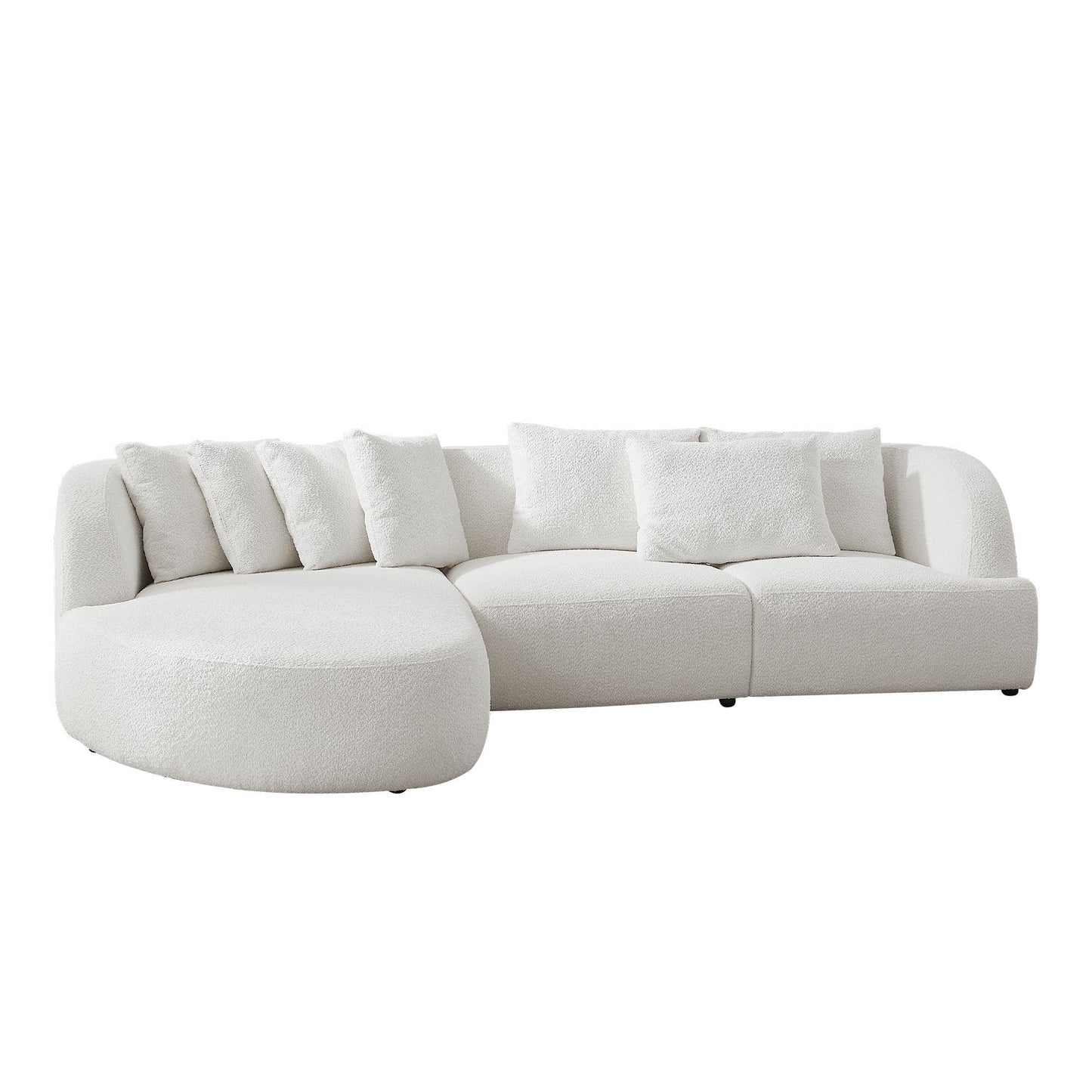 Sangria Beech Furniture Convertible Sectional Corner Sofa with armrest