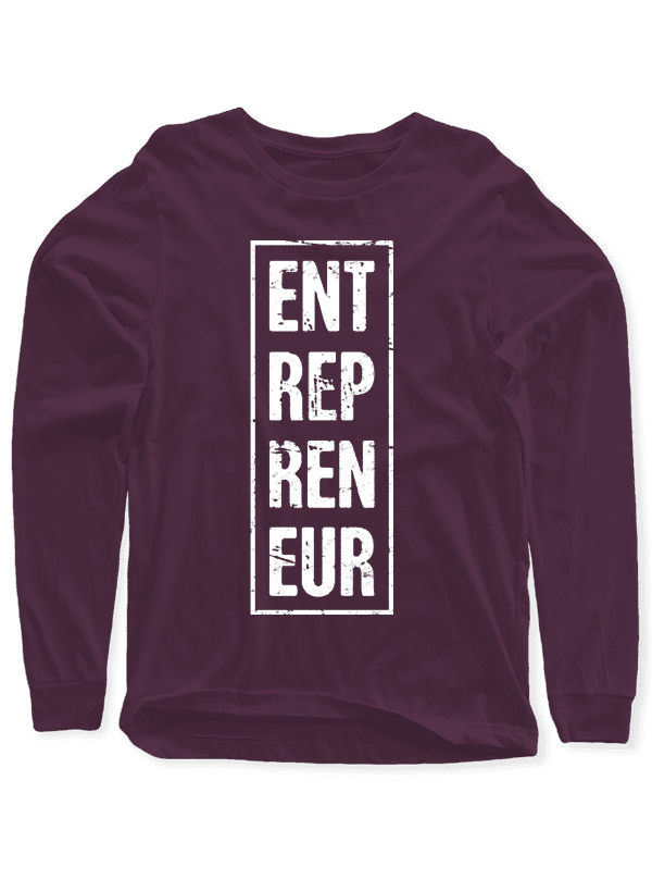 Scorpius T-shirts Scorpius Men's "Entrepreneur" Vertical Full Sleeved T-shirt