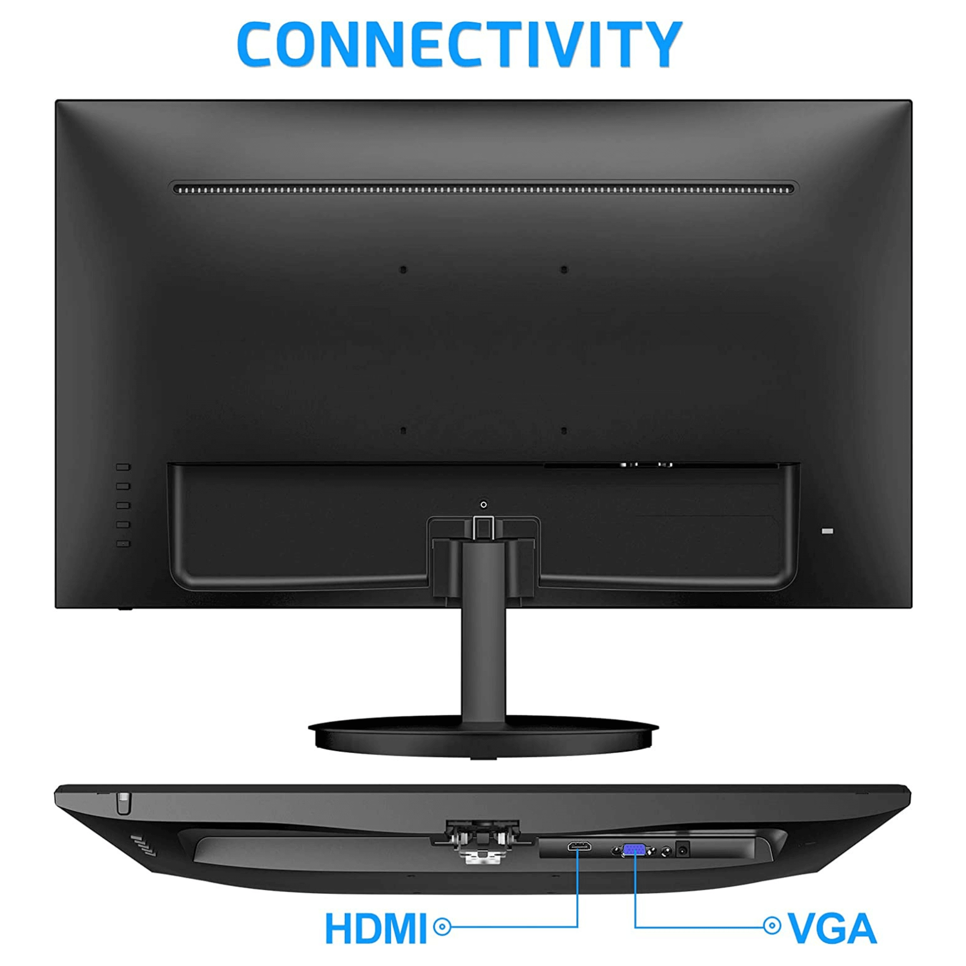 Sky Iapetus Mobile & Laptop Accessories 24" Norcent Frameless Computer Monitor FHD 75HZ VA