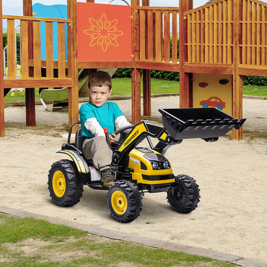 Taupe Shadow Home & Garden Aosom Kids Ride On Excavator