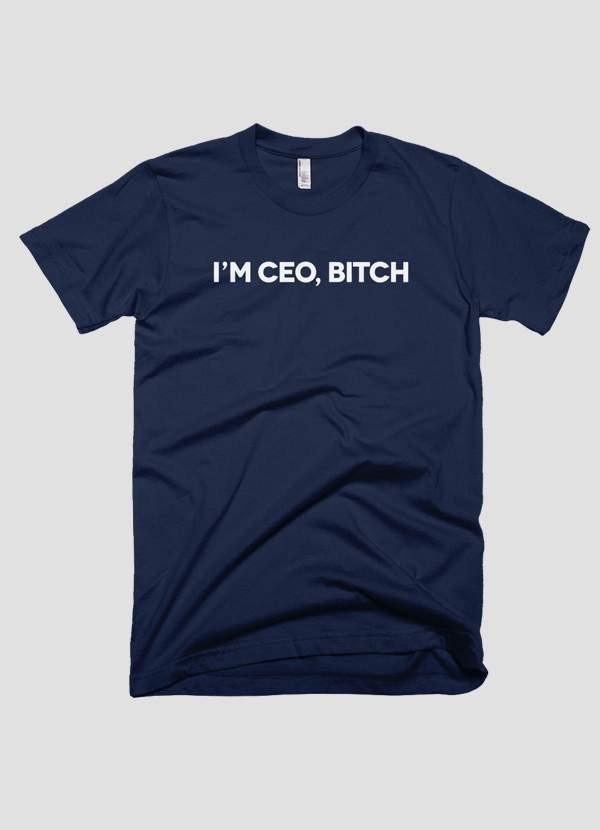 Scorpius T-shirts Scorpius Unisex "I'M CEO BTCH" T-shirt