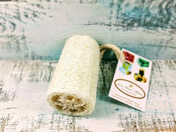 Yellow Shadow Bathroom Organic Natural Vegan Loofah