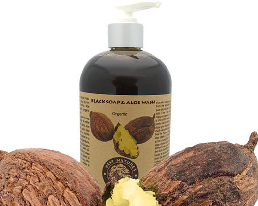 Yellow Poppy Bodycare Organic Black Soap & Aloe Wash 8oz/240ml