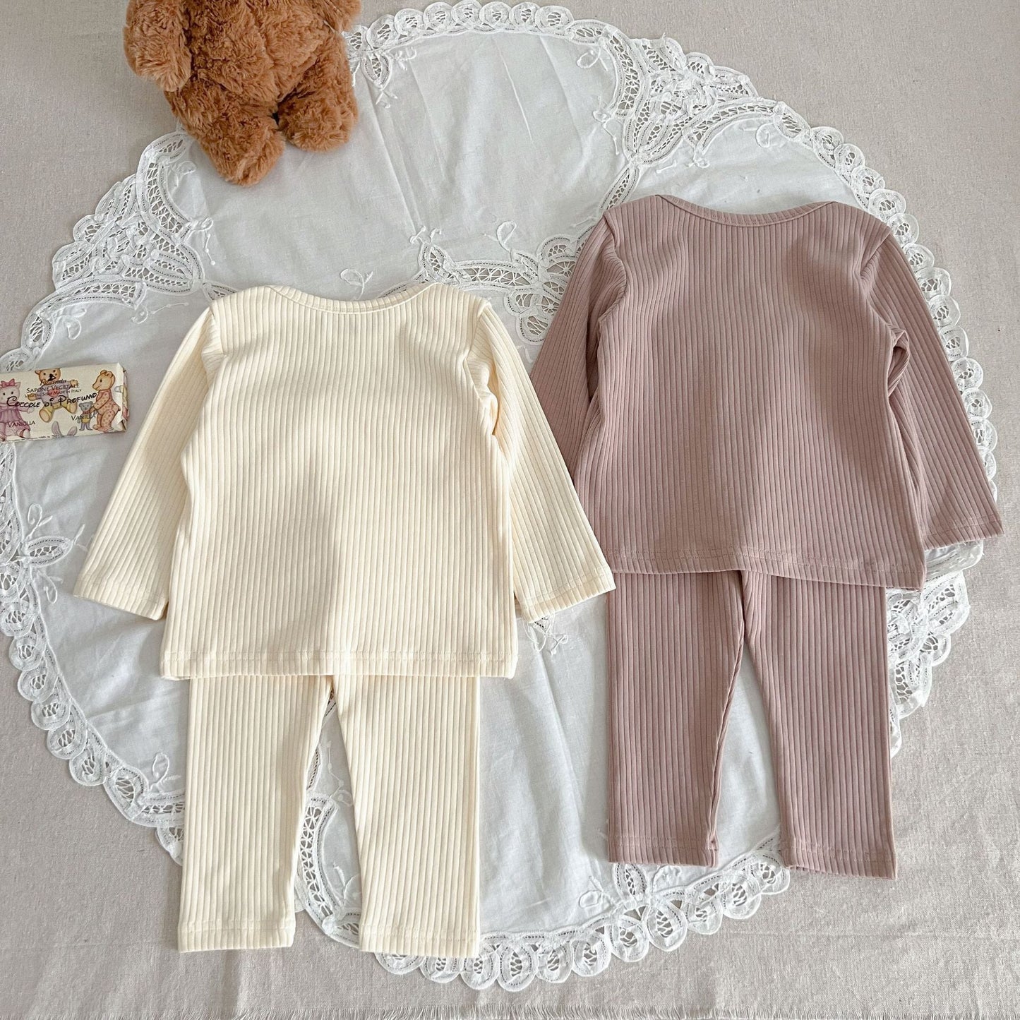 Chocolate Lily Kids & Babies Infant Girls 2 Piece Linen Set