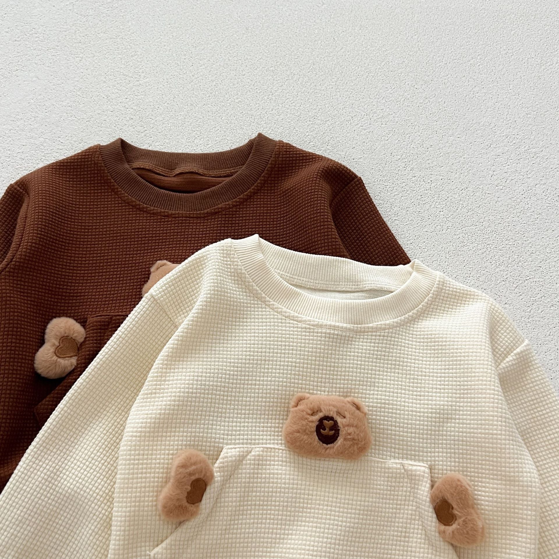 Chocolate Lily Kids & Babies Little Ladies Casual Two-Piece Set: Teddy Top and Pants