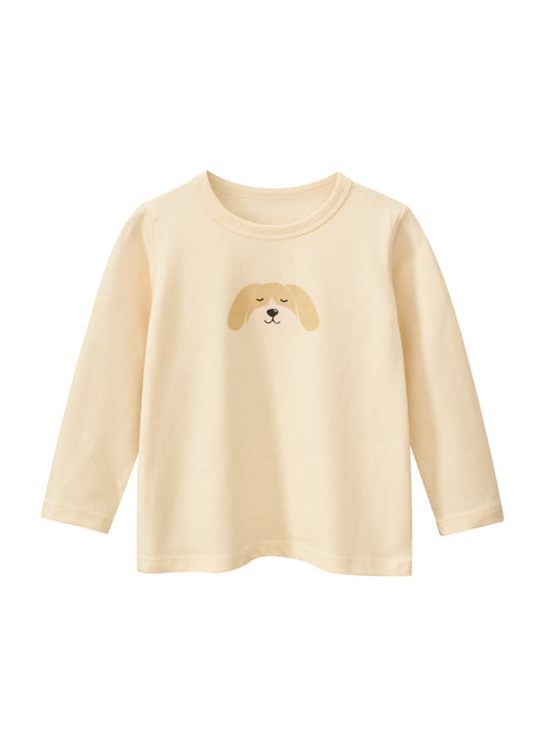 Chocolate Lily Kids & Babies Boy's Relaxed Puppy's Long Sleeves Shirt