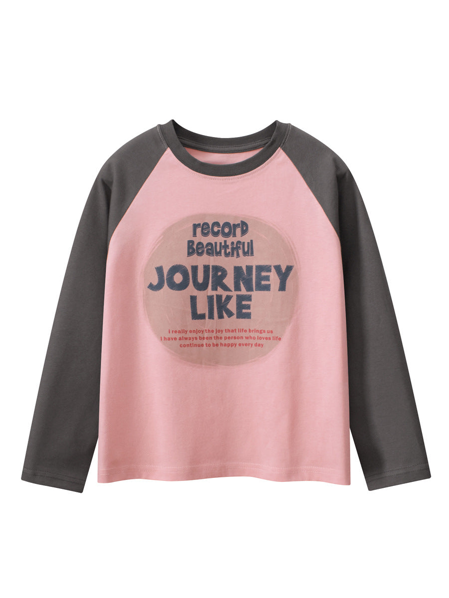 Chocolate Lily Kids & Babies Spring Arrival Little Ladies Letter Print Long Sleeve CrewNeck