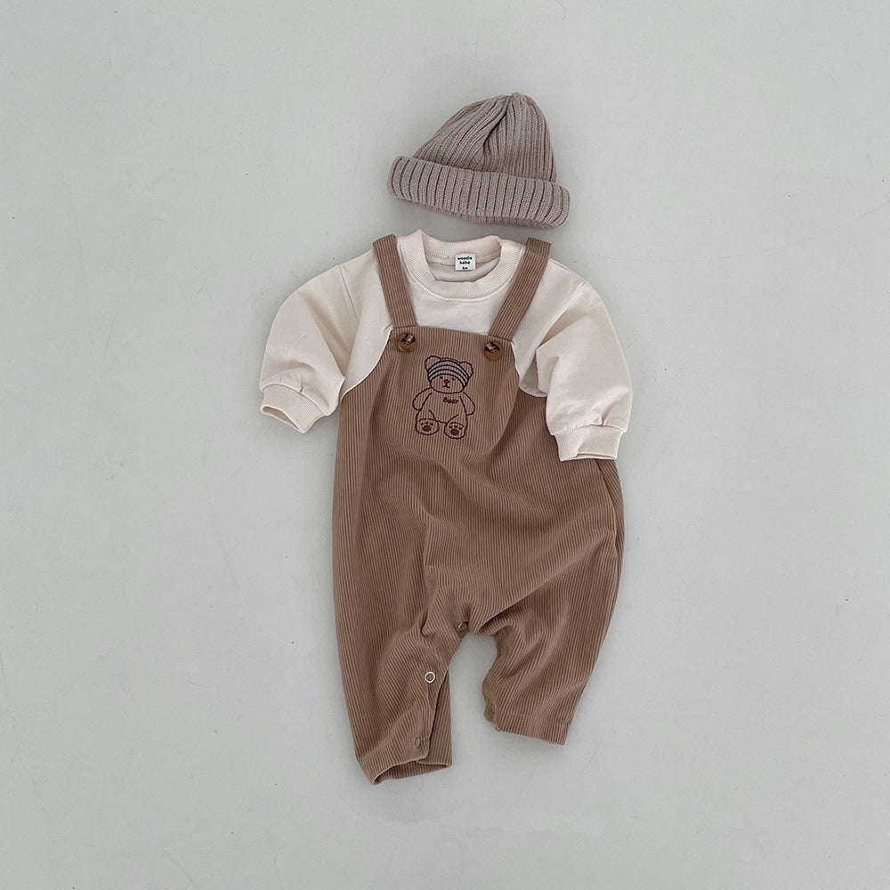 Chocolate Lily Kids & Babies Infant Baby Boys Corduroy Long Sleeves Combo