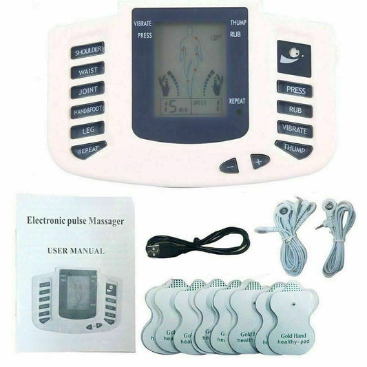 Pink Iolaus Healthcare Tens Unit Electronic Pulse Massager Muscle Stimulator For Pain Relief