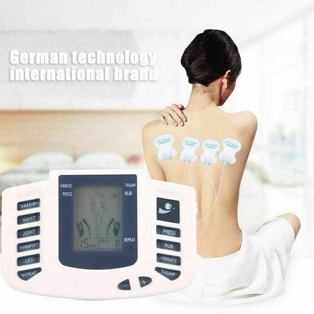 Pink Iolaus Healthcare Tens Unit Electronic Pulse Massager Muscle Stimulator For Pain Relief