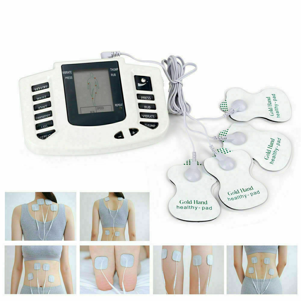 Pink Iolaus Healthcare Tens Unit Electronic Pulse Massager Muscle Stimulator For Pain Relief