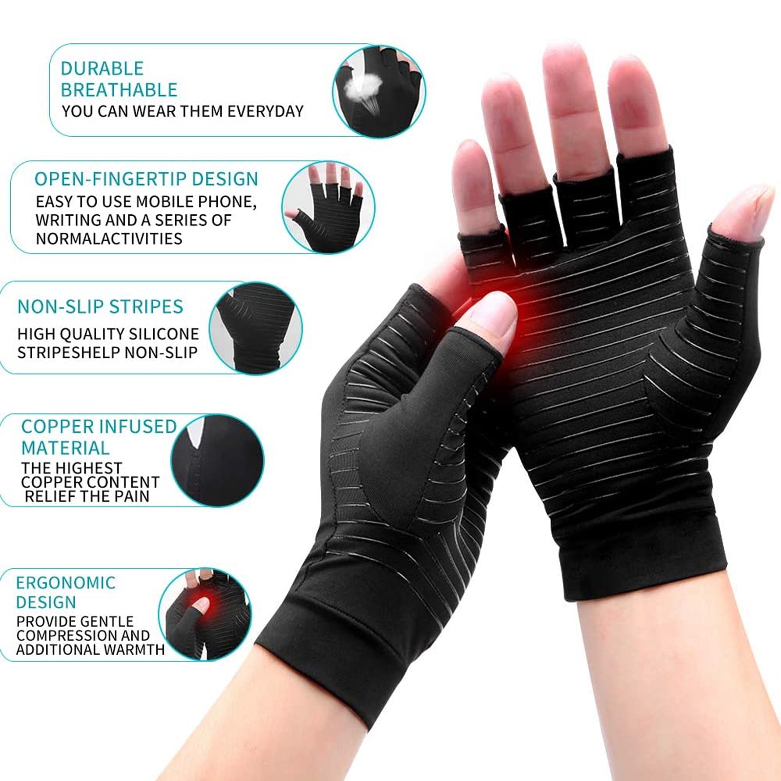 Pink Iolaus Healthcare Arthritis Gloves