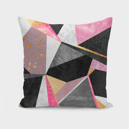 Scorpius Textiles & Pillows Geometry Pink Cushion/Pillow